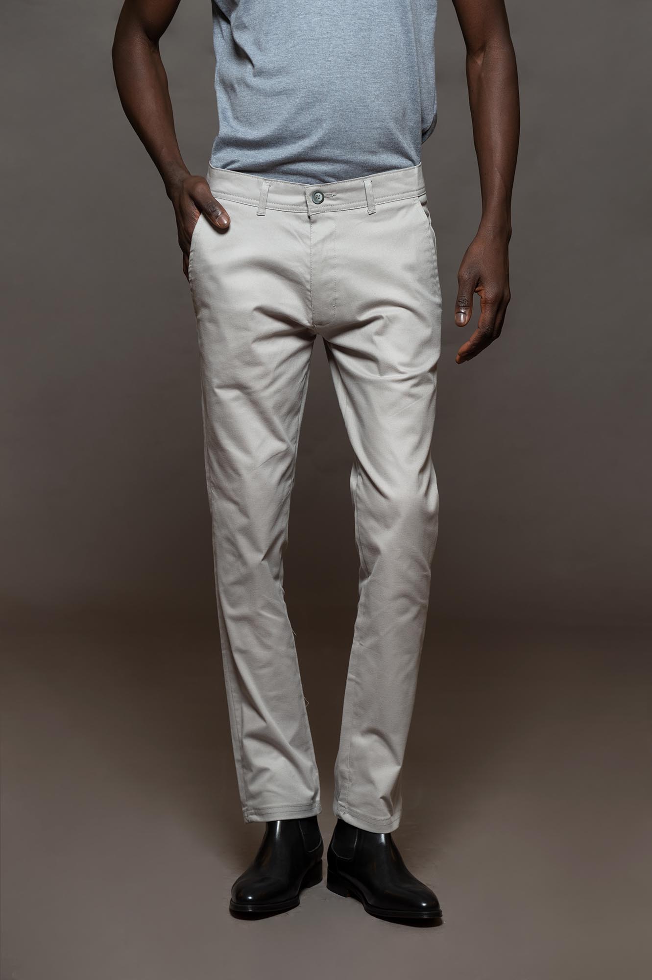 3304GM - BORG DENIMWEAR REGULAR FIT GRIS MEDIO